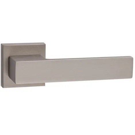 Дверная ручка на квадратном основании Elle 132С/201 F54 матовый никель