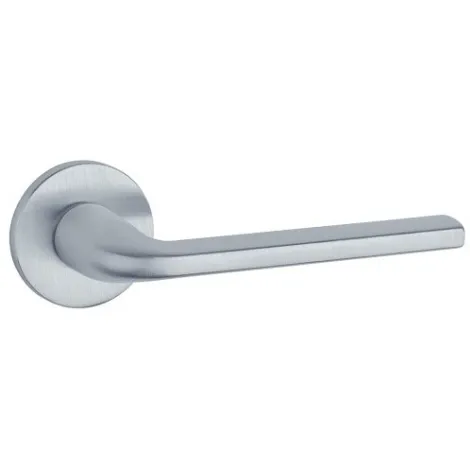 Дверная ручка на круглом основании APRILE OLEANDRO R 7S MSC матовый хром