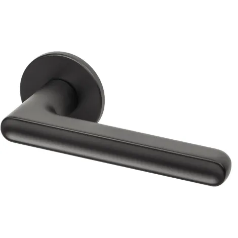 Дверная ручка на круглом основании  Armadillo R.YM.CINNAMON BL-26 черный