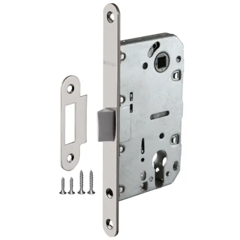 Замок межкомнатный Fuaro под цилиндр MAGNET M85C-50 SN матовый никель