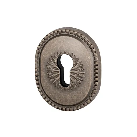 Накладка на цилиндр Armadillo ESC.C.CL/OV (ET-DEC CL) AS-9 античное серебро