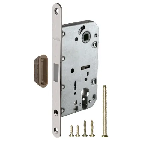 Корпус врезного замка Fuaro MAGNM85C-50 (M85C-50) SN матовый никель