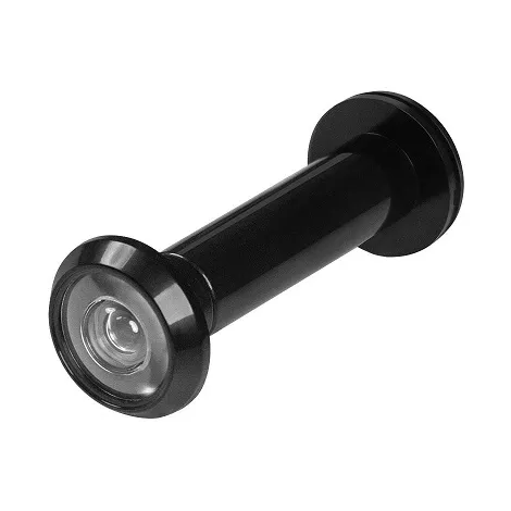 Глазок дверной, оптика пластик Ajax DV-4/70-125 BL черный 