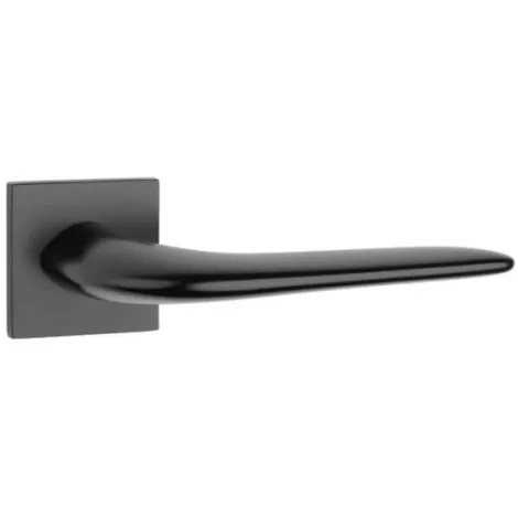 Дверная ручка Tupai на квадратном основании 4163 Q 5S-153 черный