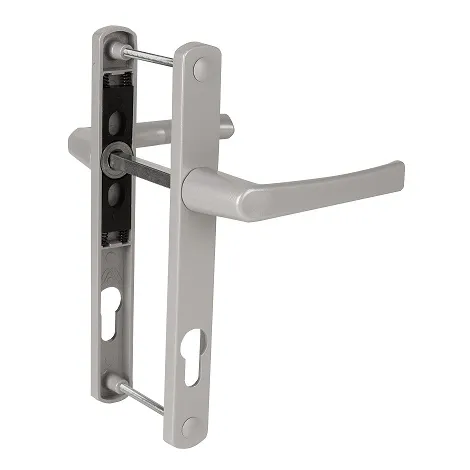 Дверная ручка на планке Punto HANDLE.85.25.67-75 RAL 9006 серый