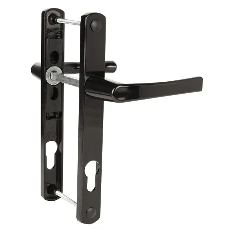 Дверная ручка на планке Punto HANDLE.85.25.67-75 RAL 9005 черный