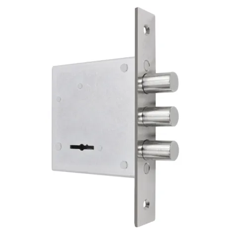 Замок врезной Border сувальдный ЗВ8-8Д/13 с накладками и отв. планкой, 3 кл. /70900/