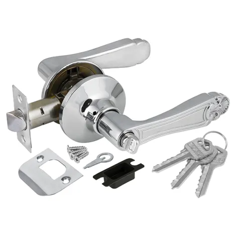 Ручка защелка Fuaro (Фуаро) 637/BL СР-Е (хром) кл/фик.