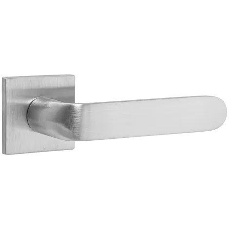 Дверная ручка на квадратном основании Punto раздельная K.ARC.Q52.EXTRA SSC-16 сатинированный хром