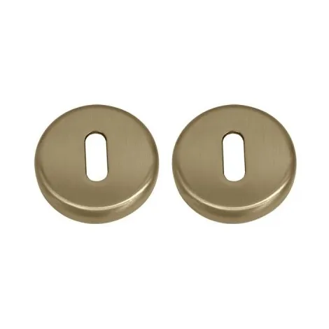 Накладка под ключ Буратино на круглом основании Colombo CD 1063 матовое золото