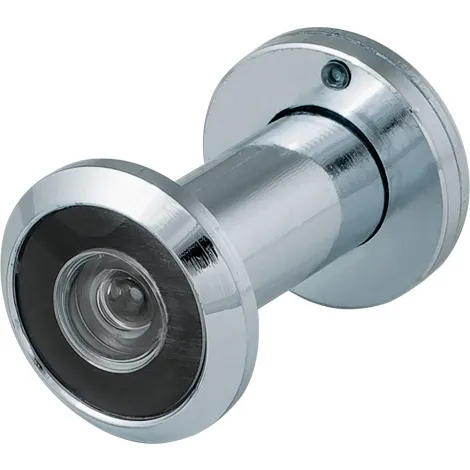 Глазок дверной, оптика пластик Fuaro DV 1/60-35/Z/HD (VIEWER 1 DVZ) CP хром (подвес)