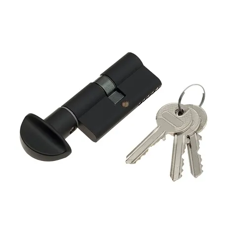 Цилиндровый механизм ключ-вертушка Venezia 25/10/25 черный