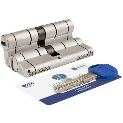 Цилиндровый механизм Mottura CP4D414601 (87 мм/36+10+41) МАТ.НИКЕЛЬ