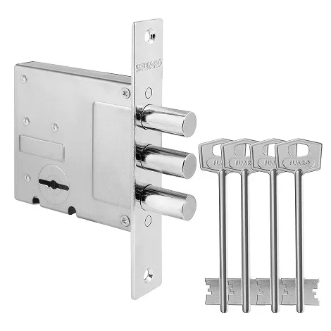 Замок врезной сувальдный Fuaro MDV812/S-60.00.3R14 4key