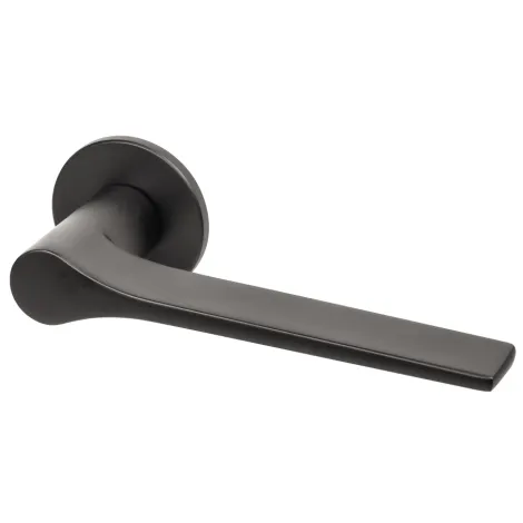 Дверная ручка на круглом основании Armadillo R.YM.CREME BL-26 черный