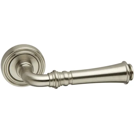 Дверная ручка на круглом основании Fimet Tasha 1028/261 F20 матовый никель