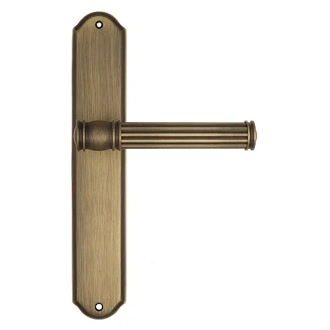 Дверная ручка Venezia \"IMPERO\" на планке PL02 матовая бронза