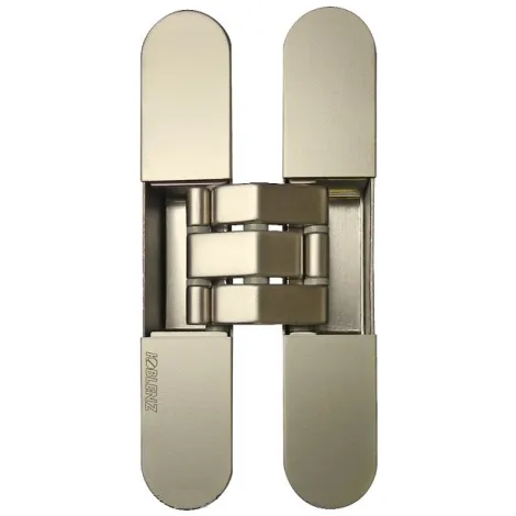 Петля универсальная скрытой установки Kubica 7080 DXSX, NS 100кг матовый никель