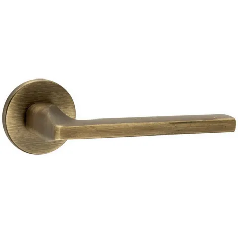 Дверная ручка на круглом основании Fimet Adele 1239/208 F43 сатинированная бронза