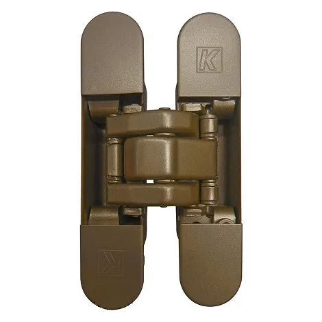 Петля универсальная скрытой установки Kubica Atomika Slim K8060 DXSX, BR 60кг BR бронза