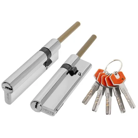 Цилиндровый механизм Fuaro D-PROTERM507/110 mm (75+10+25) термошток 8х65 мм CP, 5 кл.