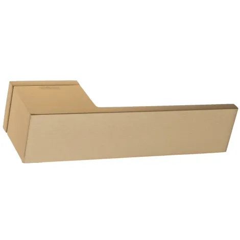 Дверная ручка на прямоугольном основании Fratelli Cattini \"MODO\" 6-KD золото крайола