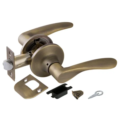 Ручка защелка Punto 6020 MAB-P (без фик.) матовая бронза