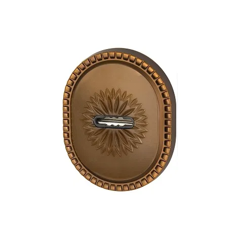 Накладка на сувальдный замок Armadillo ESC.S-auto.CL/OV (PS-DEC CL) BB-17 коричневая бронза