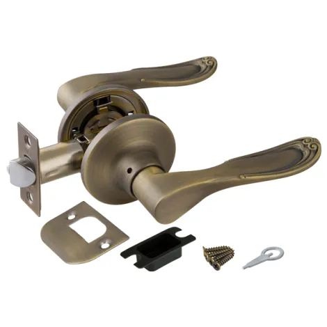 Ручка защелка Punto 6030 MAB-P (без фик.) матовая бронза