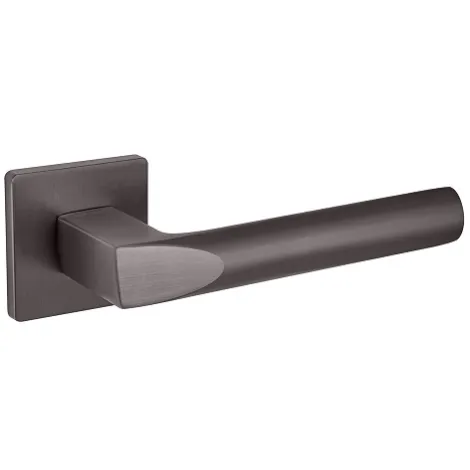 Дверная ручка на квадратном основании Fuaro K.SL52.PRIZMA (PRIZMA SL) GR-23 графит