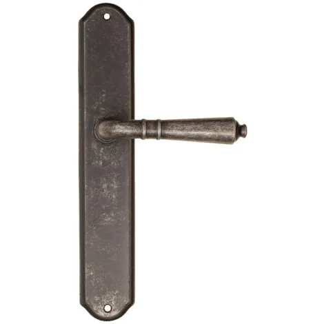 Дверная ручка на планке Fratelli Cattini \"TOSCANA\" PL02-IA античное серебро