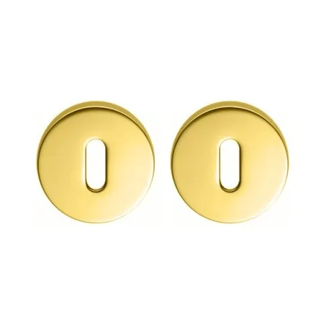 Накладка под ключ Буратино на круглом основании Colombo CD 1043 полированная латунь