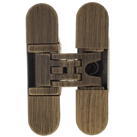 Петля универсальная скрытой установки Kubica 6200 DXSX 60кг состаренная бронза