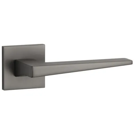 Дверная ручка на квадратном основании STILE EDA Q SLIMM 7mm MSB титан