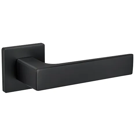 Дверная ручка на квадратном основании Fuaro K.SL52.REDLINE (RED LINE SL) BL-24 черный