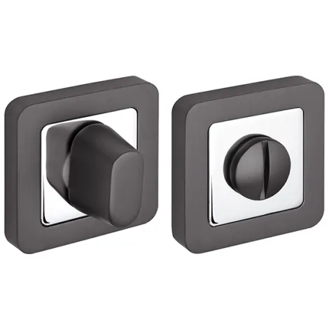 Фиксатор поворотный на квадратном основании Fuaro BK6.K.XM52 (BK6 XM) GR/CP-23 графит/хром