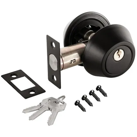 Замок врезной Ajax DK.001 ET BL черный