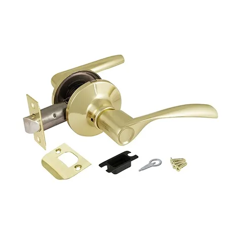 Ручка защелка Ajax (Аякс) DK610 PB-PS (6010 PB-P) (без фик.) золото