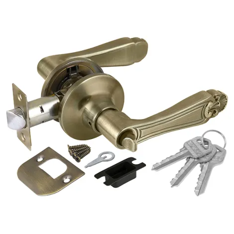 Ручка защелка Fuaro (Фуаро) 637/BL АB-E (бронза) кл/фик.