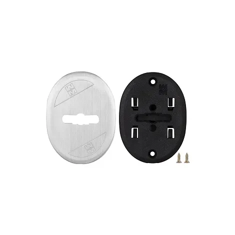 Накладка на Mottura (Моттура) сувальдный замок овальная со шторкой 95.324 (МАТОВЫЙ ХРОМ), 1 шт