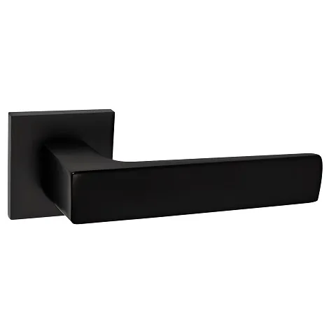 Дверная ручка на квадратном основании Fuaro K.RL52.REDLINE (RED LINE RL) BL-24 черный