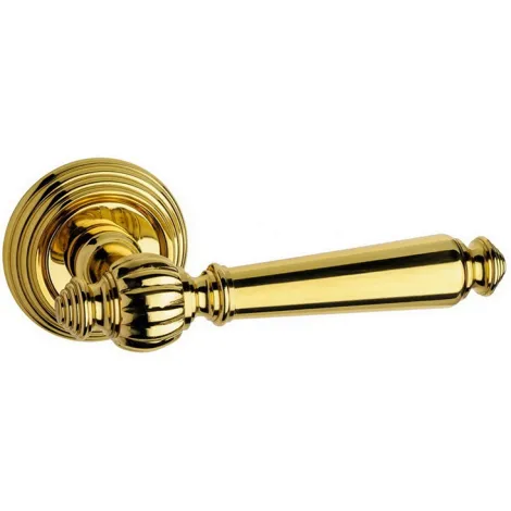 Дверная ручка на круглом основании Michelle 106/269 F01 латунь