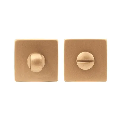 Фиксатор на квадратном основании Fimet 215 F020 матовая латунь