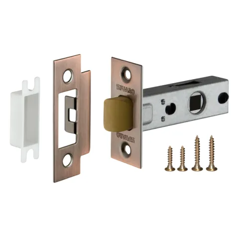 Защелка врезная Fuaro PLASTIC P12-45-25 AC медь