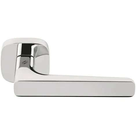 Дверная ручка на квадратном основании Colombo Spider хром