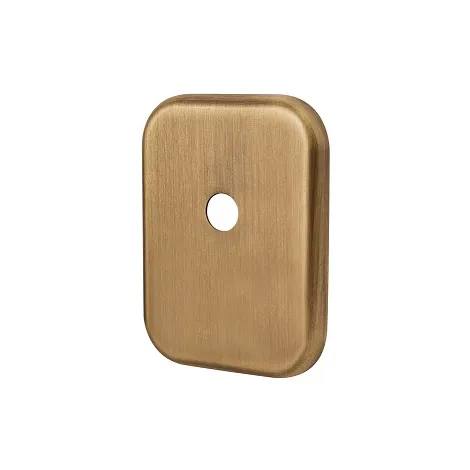 Декоративная квадратная накладка Armadillo на цилиндр со штоком BK-DEC SQ (ATC Protector 1) AB-77 бронза