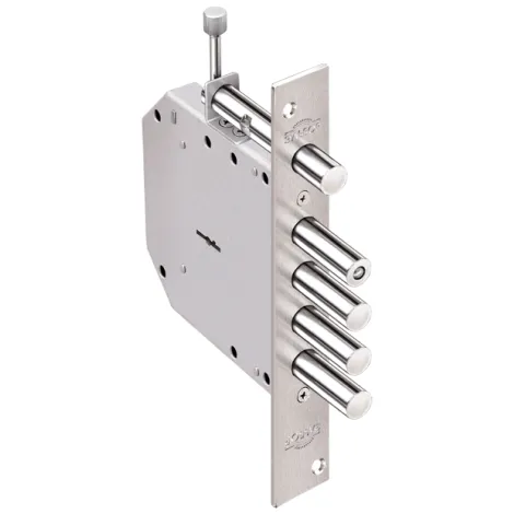 Замок врезной Elbor (Эльбор) сувальдный с задвижкой Базальт 1.05.02, 5 кл. /00396/