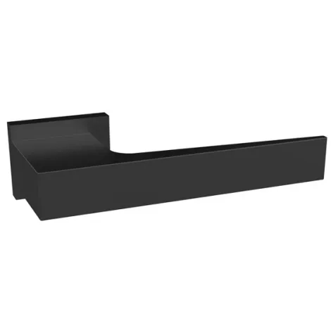 Дверная ручка на прямоугольном основании Fratelli Cattini \"YOLA\" 6-NM матовый черный