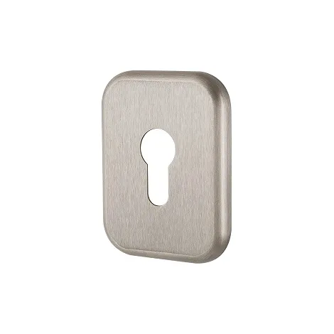 Декоративная квадратная накладка Armadillo на цилиндр ET-DEC SQ (ATC Protector 1) SN-3 матовый никель