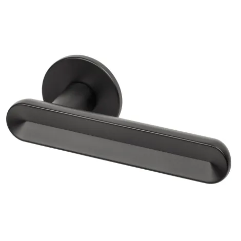 Дверная ручка на круглом основании Armadillo R.YM.FRAPPE BL-26 черный